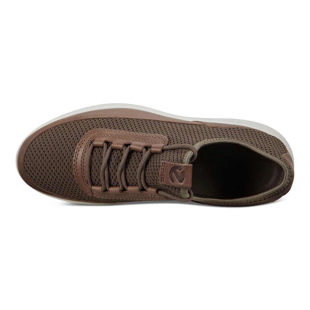 Tenis Hombre - ECCO Soft 7 Runner Meshs - Marrom - TUM086429